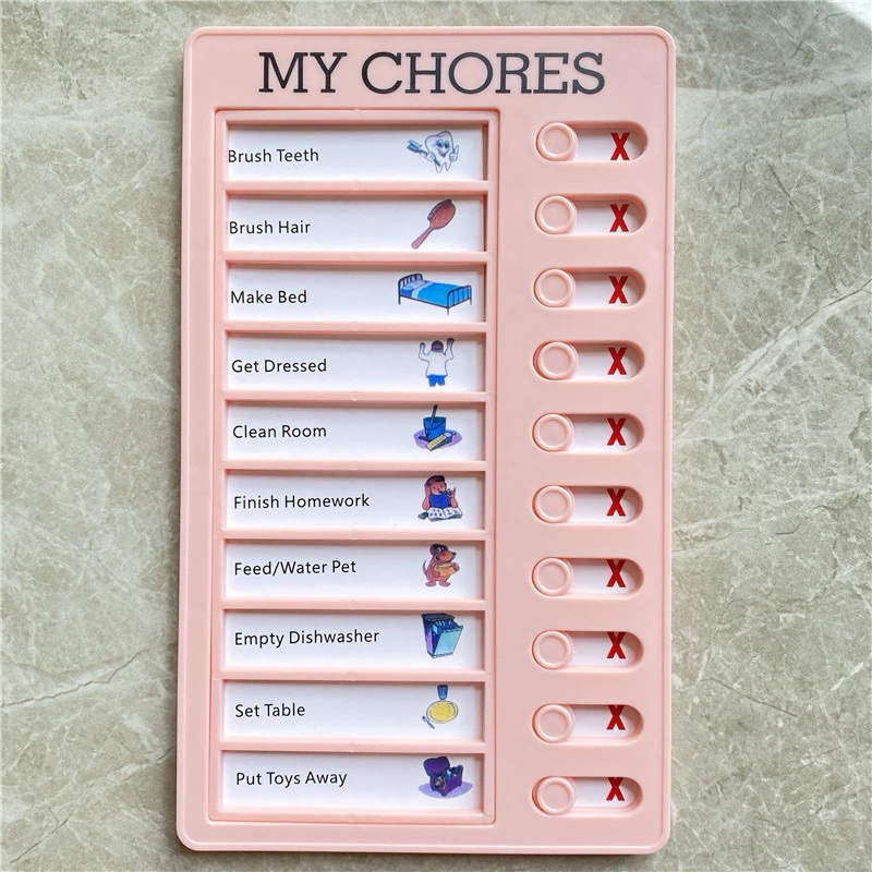 Bảng Checklist Việc Nhà Cho Bé