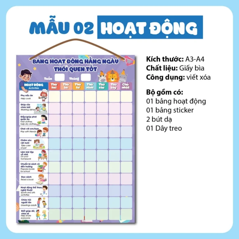 Bảng khen thưởng rèn luyện kỷ luật